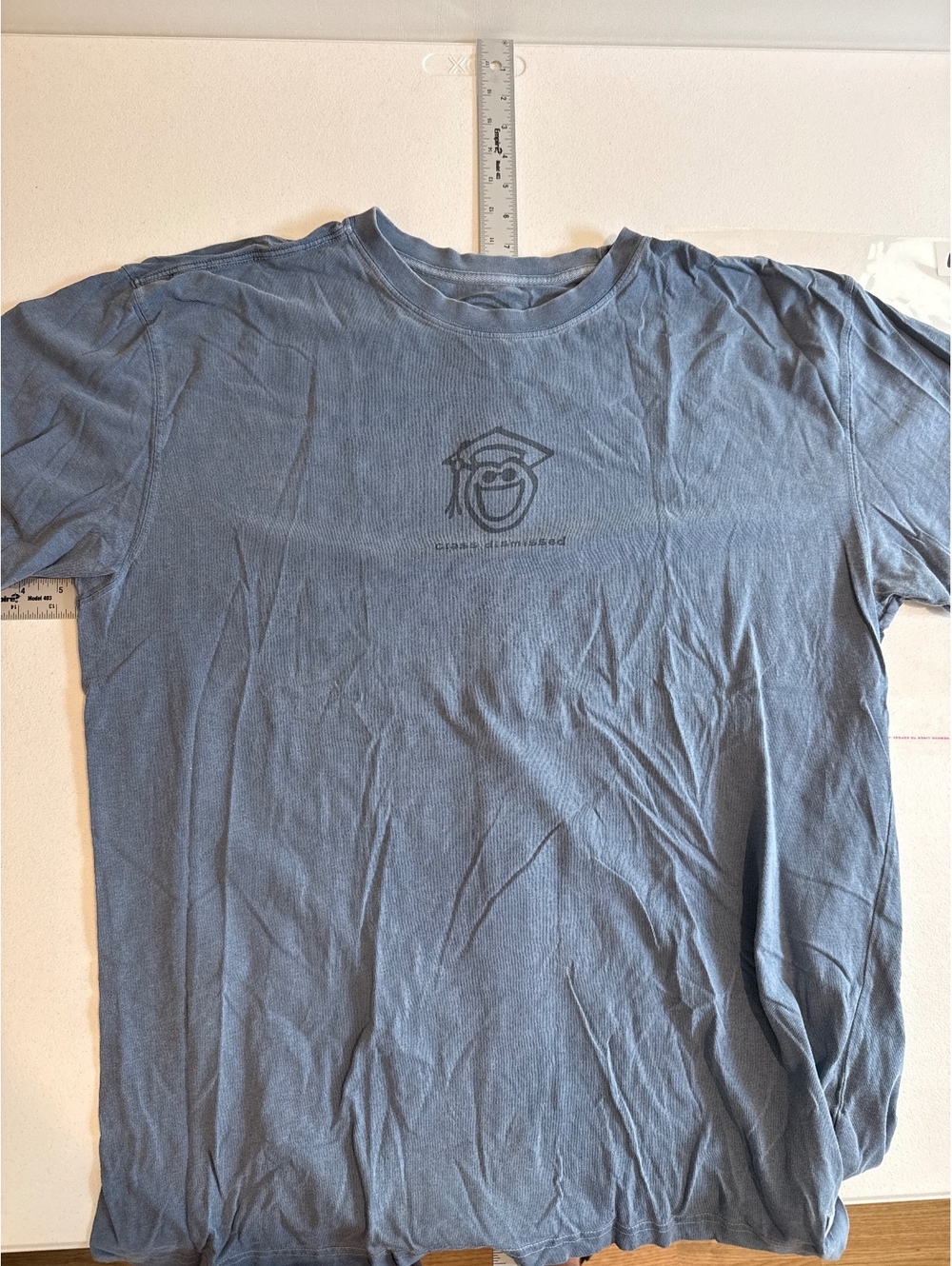 LIFE IS GOOD VINTAGE BLUE TSHIRT SIZE LARGE